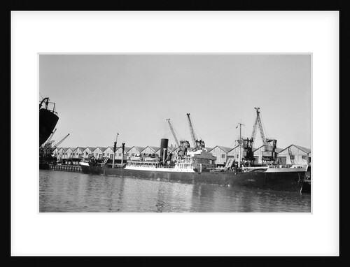 General cargo 'Empire Voice' (Br, 1940) at quayside at Cape Town by unknown