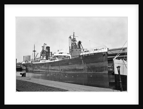 The 'Evoikos' (Gr, 1922) in dock by Unknown