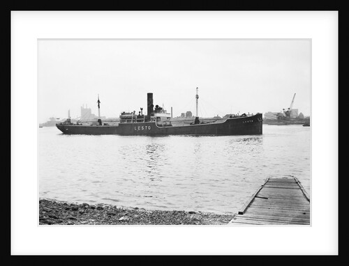The 'Lesto' (1918) on Charlton Buoys, River Thames by unknown