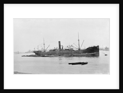 SS 'Kenton' (Br, 1927) on Charlton Buoys, River Thames by unknown