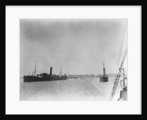 Cargo liner 'Hermione' (Br, 1891), ex 'Yarrawonga' at Dakar by unknown