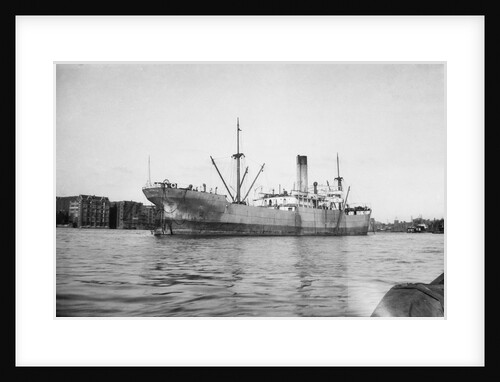 'Petworth' (Br, 1918), at anchor by unknown