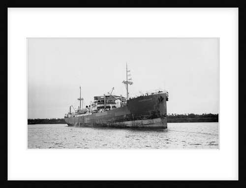 Silverwillow' (Br, 1930) at Mombasa, under way by unknown