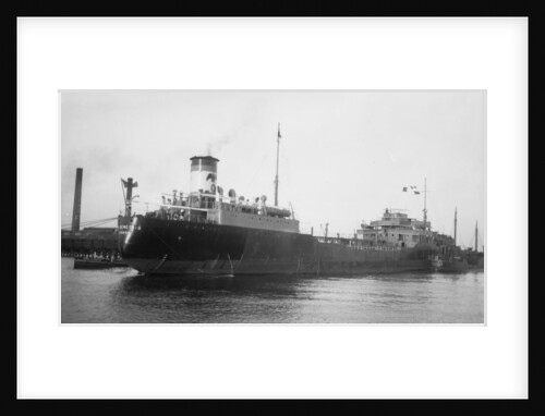 Tanker 'San Demetrio' (Br, 1938), Eagle Oil & Shipping Co Ltd, at jetty (Purfleet?) by unknown