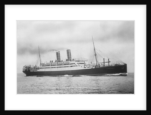 'Transylvania' (Br, 1914) under way, passenger liner, Anchor Line (Henderson Bros) Ltd by Unknown