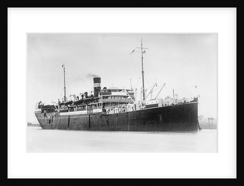 Passenger/cargo liner 'Torilla' (Br, 1911), British India Steam Nav Co Ltd, under way by Unknown