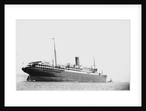 The 'Laconia' (Br, 1922) under tow by unknown
