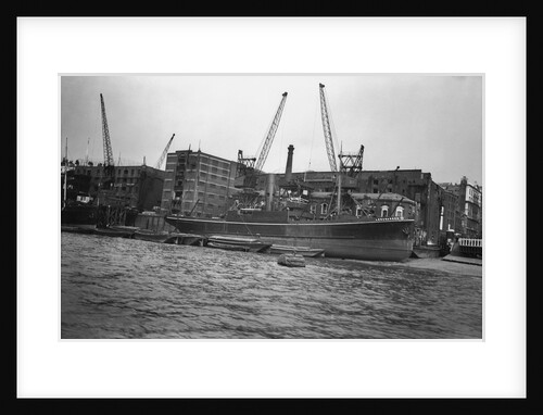The 'Leeuwarden' (Br, 1929) at Brewers Quay, Upper Pool, River Thames by unknown