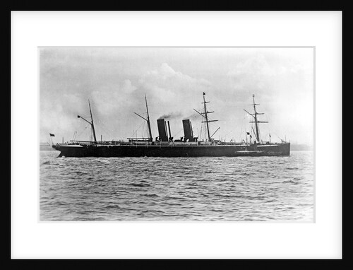 'Oregon' (1883) under way by unknown