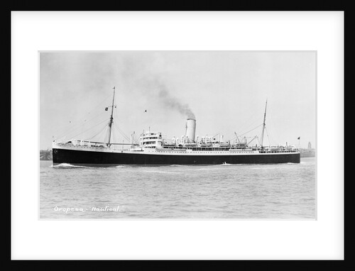 Oropesa' (Br, 1920) underway by unknown