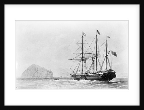 Passenger liner 'Bentinck' (1843) entering Aden by Huggins by Huggins