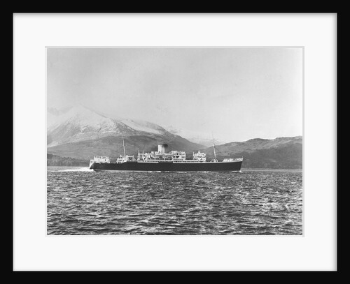 Passenger/cargo liner 'Magdalena' (Br, 1949), Royal Mail Lines Ltd, under way by Unknown