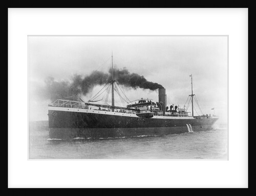 'Parana' (Br, 1904) cargo liner, Royal Mail Steam Packet Co., under way by unknown