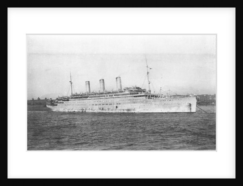 'Justicia' (1917) at anchor by Unknown