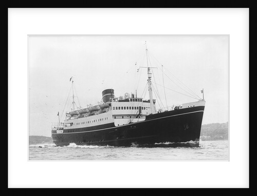 Photograph of the cross channel motor vessel 'Royal Scotsman' (Br1936) under way, on trials (Northern Ireland service) by unknown