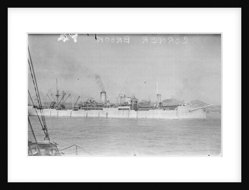 A starboard near beam from just forward of broadside view of 'Corner Brook' (1925) in port by unknown