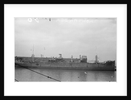 A starboard broadside view of 'Lowlander' (1925) at quayside by unknown