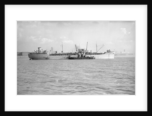 'Nordahl Grieg' (No, 1944) at anchor in the River Mersey by unknown