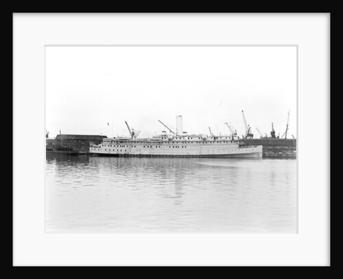 A starboard broadside view of 'President Warfield' (1928) at quayside by unknown