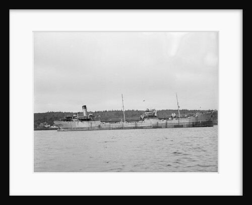 'Shirvan' (Br, 1925) tanker, Baltic Trading Co Ltd, at anchor in Halifax, Nova Scotia by unknown