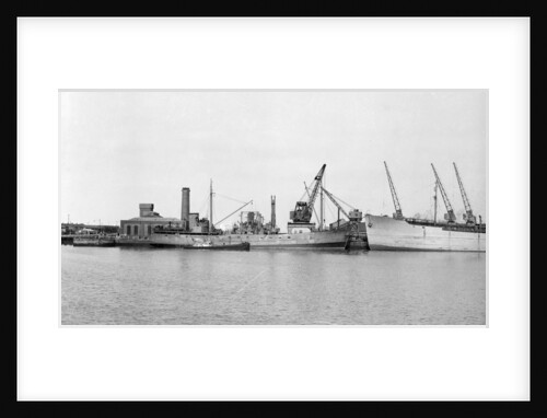 General cargo, short sea, motor vessel 'Underwood' (1941) at quayside in Avonmouth by unknown