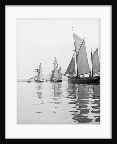 A tug and sailing vessels on the River Torridge off Appledore in Devon by unknown
