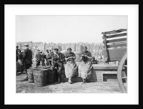 Herring Girls, Scarborough, Yorkshire. by Samuel Coupe Fox