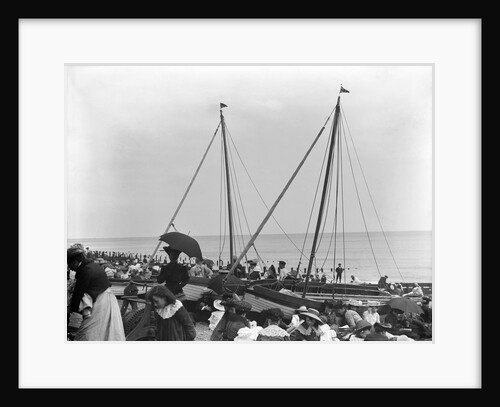 The beach at Felixstowe on a Bank Holiday weekend by Smiths Suitall Ltd.
