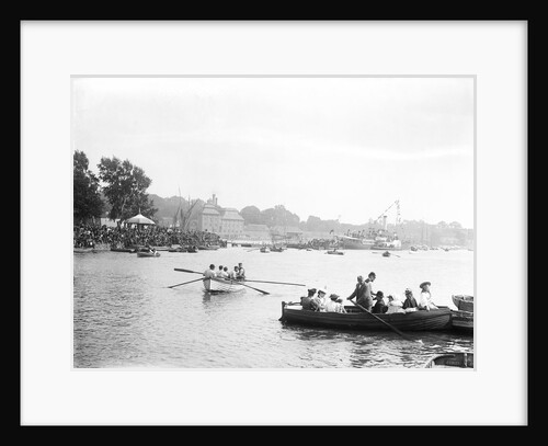 Regatta Day on the River Orwell, looking downriver from the New Cut at Ipswich, Suffolk by Smiths Suitall Ltd.