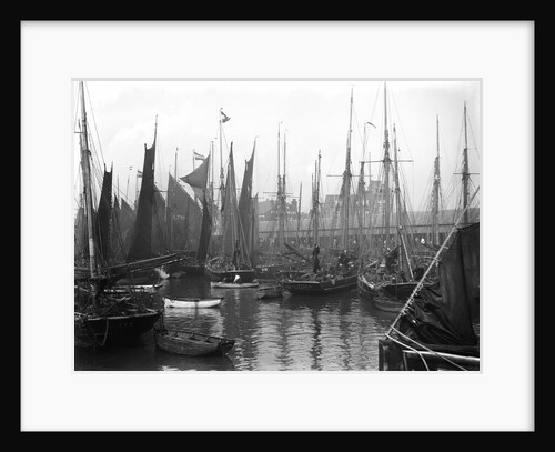 A view of trawlers in the basin at Lowestoft by Smiths Suitall Ltd.