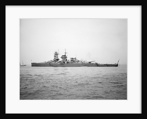 'Admiral Graf Spee' (Ge, 1934), anchored at Spithead for the Coronation Review of King George VI by unknown