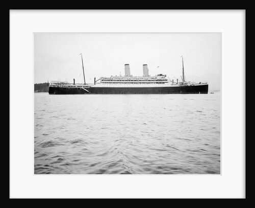 Photograph of 'Oronsay' (1925) at a mooring, Toulon, 1938 by unknown