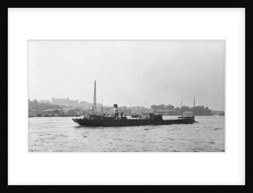 The 'Suntrap'  (Br, 1929) under way on the River Thames at Woolwich, bound up river for the Nine Elms Gas Works by Unknown
