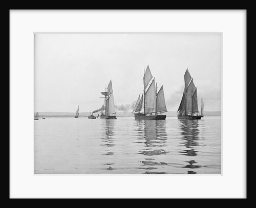A tug and sailing vessels on the River Torridge off Appledore in Devon by unknown