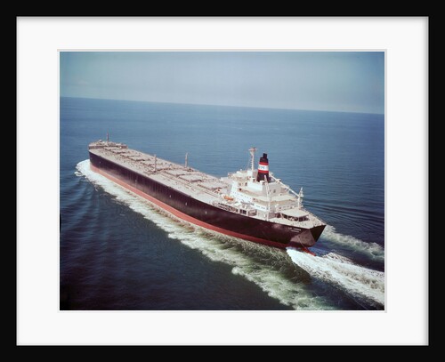 'La Loma' (Br, 1972), under way in the Strait of Malacca, in ballast, probably on maiden voyage by unknown