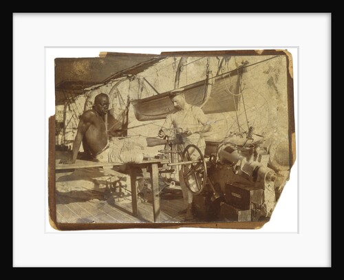 Crew of paddle-wheel special service vessel HMS 'Sphinx' (1882) by unknown