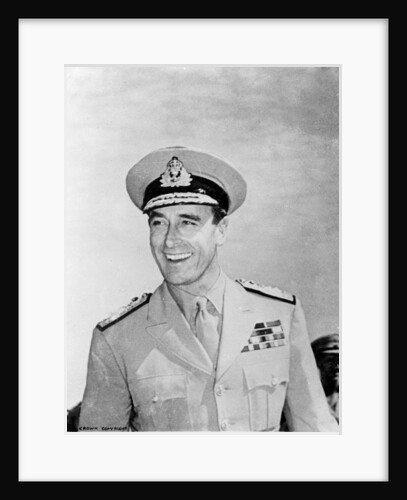 Earl Mountbatten by unknown