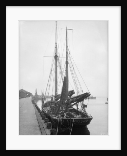 'Thomas B. Miller' (Br, 1906) moored at unidentified quayside by unknown