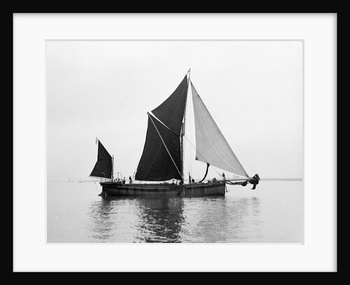 'Phoenician' (Br, 1922) spritsail barge, under sail during Thamse barge race by unknown