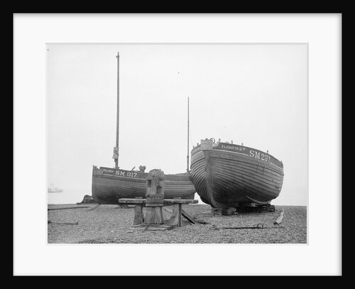 'Elisabeth II' laid up for sale on Brighton beach by unknown