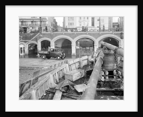 Close up detail of port side of 'Victory by unknown