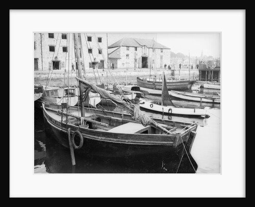'Dayspring' Plymouth hooker, moored at Plymouth by unknown