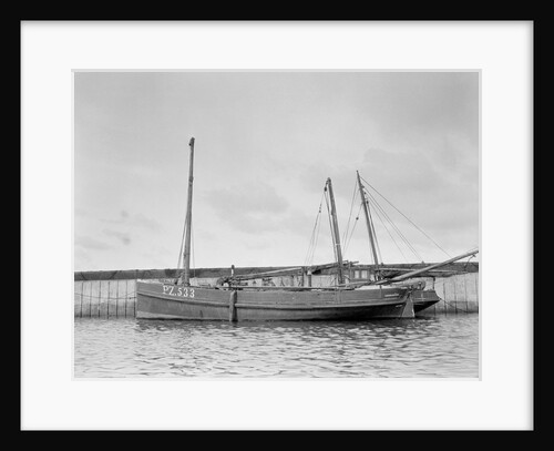 'Mary and Emily' (Br, 1922), at quayside, Newlyn by unknown