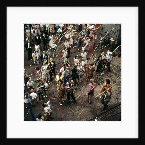 Farewells on the quayside before the departure of Union-Castle liner 'Windsor Castle' by Union Castle Line Collection