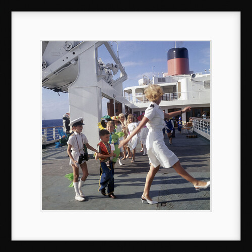 Follow my leader' aboard the Union-Castle ship 'Windsor Castle' by Union Castle Line Collection