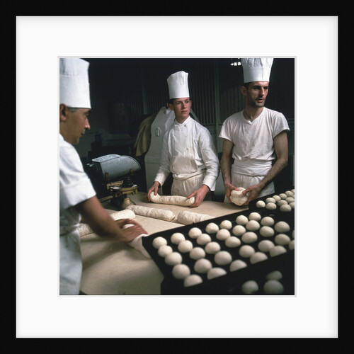 Chefs preparing breakfast aboard Union-Castle liner 'Windsor Castle' by Marine Photo Service