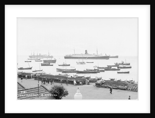 The 'Lancastria' at Funchal, Madeira by Marine Photo Service