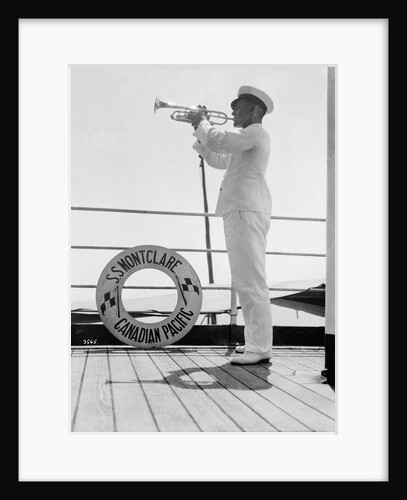 Lunchtime on board the 'Montclare' by Marine Photo Service