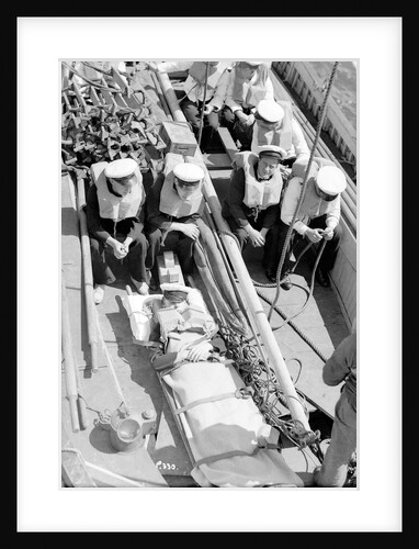 Lifeboat drills aboard the 'Orion' by Marine Photo Service