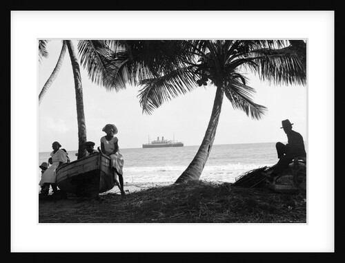 The 'Orontes' off the coast of Tobago, West Indies by Marine Photo Service
